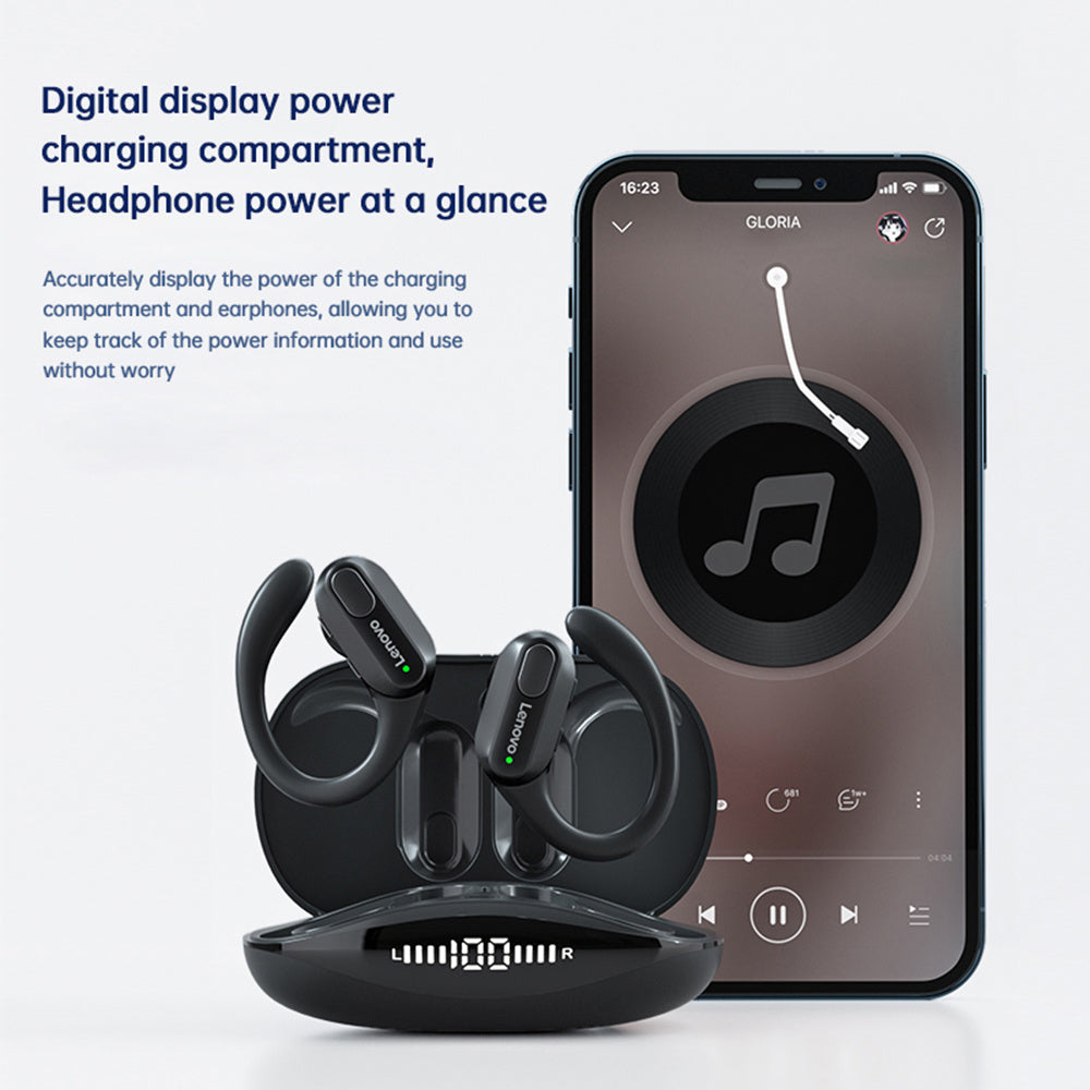 LENOVO Thinkplus XT80 TWS Bluetooth ørekrog høretelefon Musikspil Dual Mode hovedtelefon LENOVO Thinkplus XT80 TWS Bluetooth ørekrog høretelefon Musikspil Dual Mode hovedtelefon